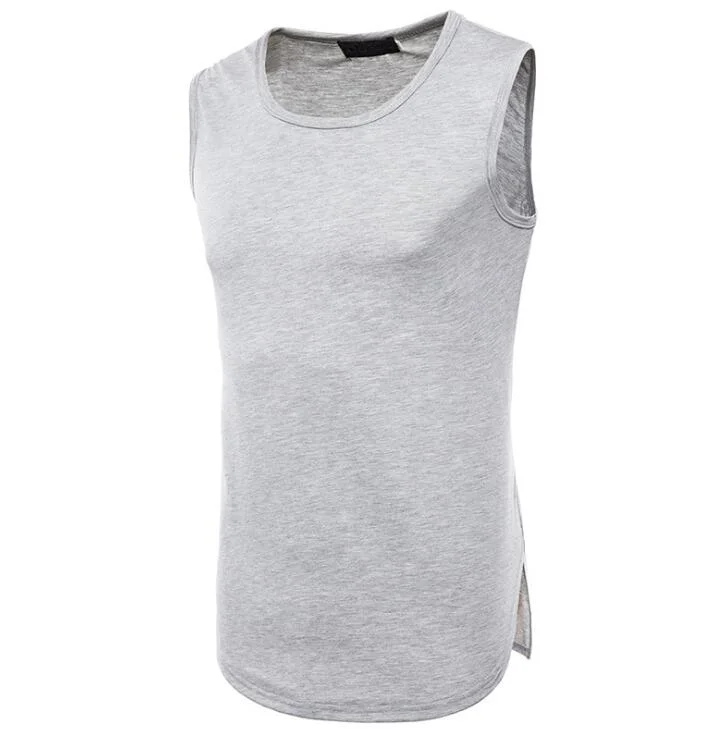 Lightweight Soft Cotton Spandex Men′s Fashion Sports Gym Vest