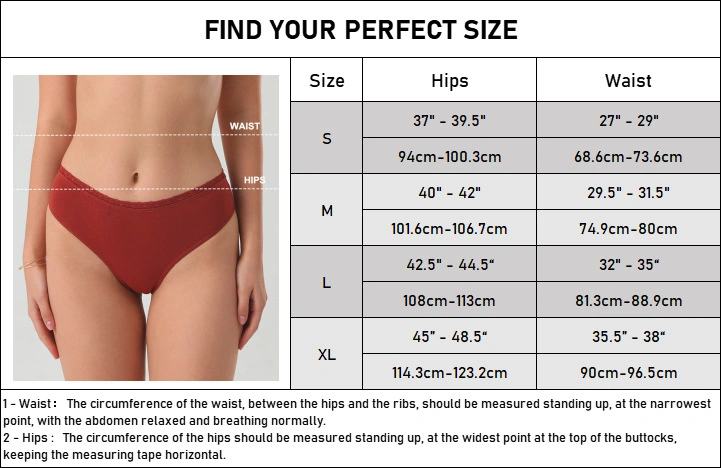 Women′s Underwear Combed Cotton Lace Sexy Briefs