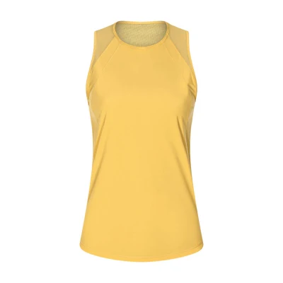 Blusas de ioga femininas camisas esportivas esportivas sem mangas respiráveis ​​para treino